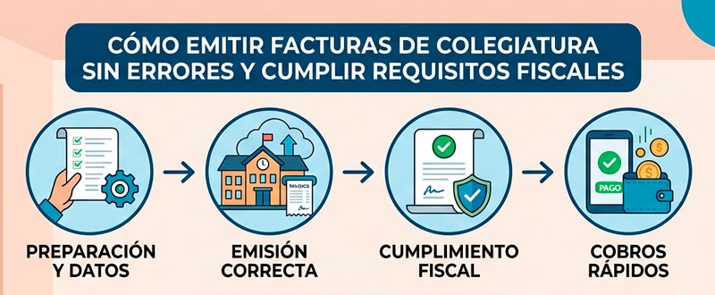 etapas de la facturación escolar eficiente