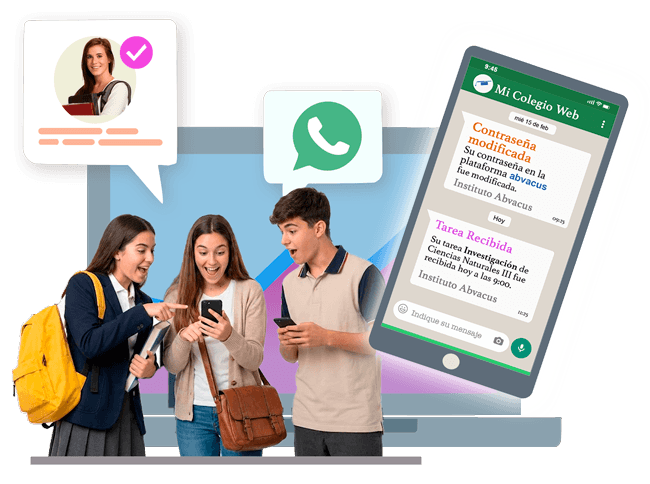 estudiantes sorprendidos